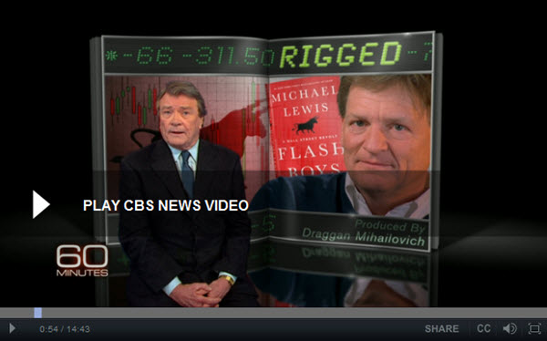 140405 Michael Lewis on 60 Minutes