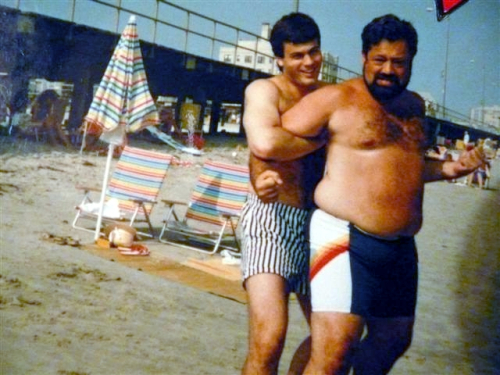 Howard & Jake at the beach