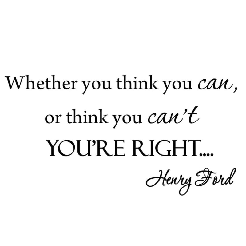 Henry Ford Quote - Whether You Think You Can