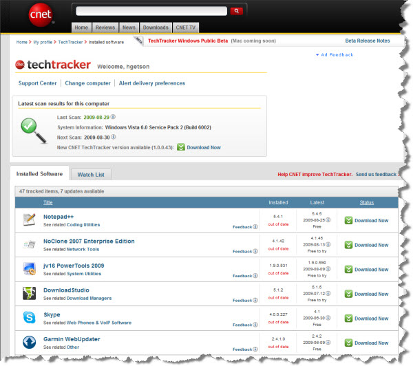 090830 TechTracker Scan