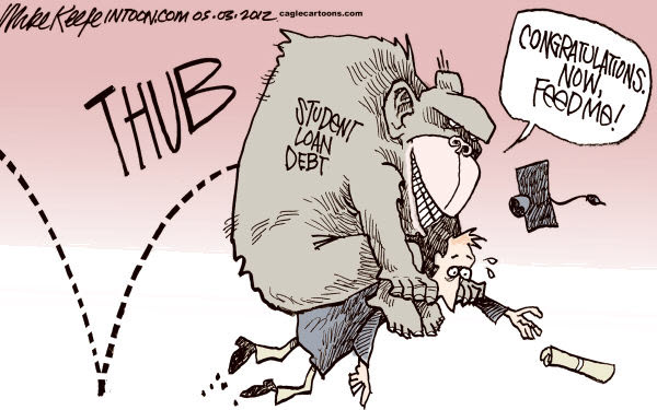 120513 The Student Loan Monkey On Your Back Says Feed Me