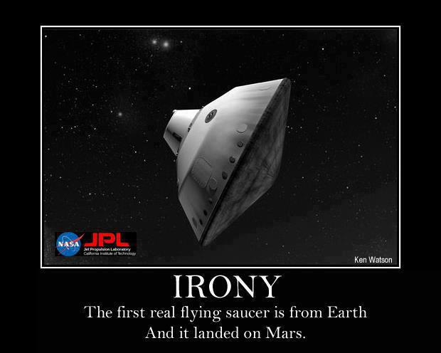 120811 Flying Saucer Irony