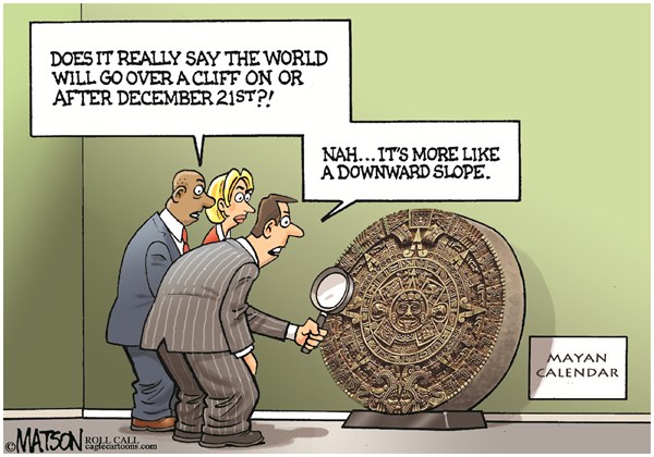 121215 Mayan Calendar Fiscal Cliff Prediction