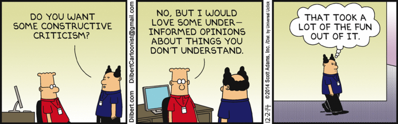 150607 A Dilbert Classic on Constructive Criticism
