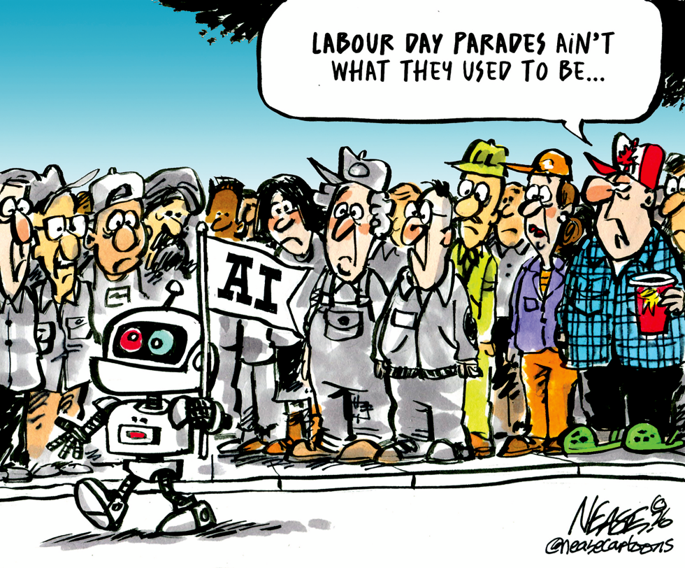 AI displaces workers in Labour Day parades amid automation surge